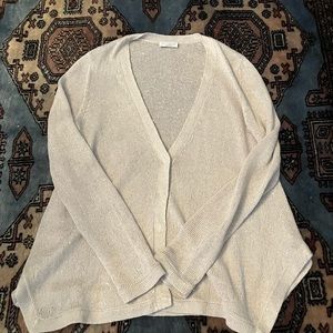 Brunello Cucinelli linen cardigan sequins XS